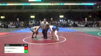 182 lbs Round Of 16 - John Grundmeyer, Nwa vs Miguel G. Lara, Tech Fall