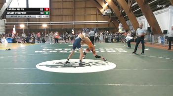 119 lbs Round Of 32 - Carson Miles, Red Dot Wrestling vs Wyatt Stauffer, Blair Academy