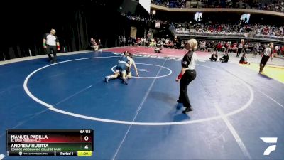 6A 113 lbs Champ. Round 1 - Manuel Padilla, El Paso Pebble Hills vs Andrew Huerta, Conroe Woodlands College Park