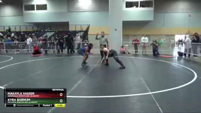 185 Lbs Semifinal Makayla Vasser Nebraska Wrestling Academy Vs Kyra