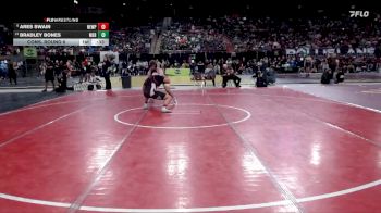 190 lbs Cons. Round 6 - Ares Swain, Newport vs Bradley Bones, Meridian