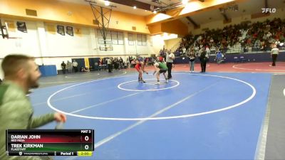 138 lbs Champ. Round 1 - Trek Kirkman, Flagstaff vs Darian John, Red Mesa