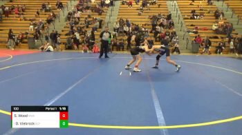 100 lbs Cons. Semi - Dominic Viebrock, St Croix Falls vs Stoney Wood, Moen Wrestling Academy