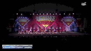 Elevation Cheer Company - Eminence [2026 L4 Senior - D2 - Small Day 1] 2026 Spirit Sports Myrtle Beach Nationals