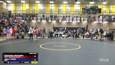 90 lbs Round 3 - Giavonna Prothero, Sebolt Wrestling Academy vs Kielly Kasal, Iowa