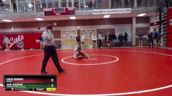138 lbs Semifinal - Ace Ingram, Madison High School vs Jack Eddins, Grace