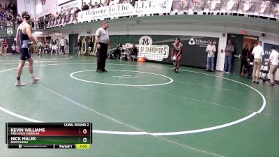 138 lbs Cons. Round 2 - Kevin Williams, Firelands (Oberlin) vs Nick Malek, Rootstown