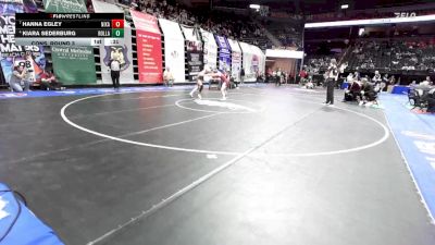 100 Class 2 lbs Cons. Round 3 - Hanna Egley, Nixa vs Kiara Sederburg, Rolla