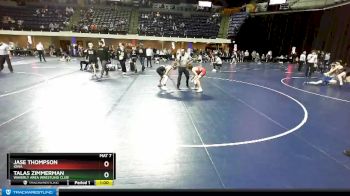 110 lbs Cons. Round 4 - Jase Thompson, Iowa vs Talas Zimmerman, Waverly Area Wrestling Club