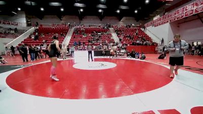 HS 140 lbs 1st Place Match - Gage Vaughn, CADDO vs Shelby Coyle, Henrietta