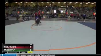 220 lbs Quarterfinals (8 Team) - Jesse Luttrell, 3A Yamhill Carlton vs Kaison Smith, 3A Warrenton