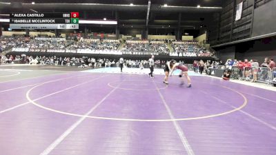 170 lbs 5th Place Match - Alexa Castillo, Emporia HS vs Isabelle McClintock, Topeka-Seaman HS