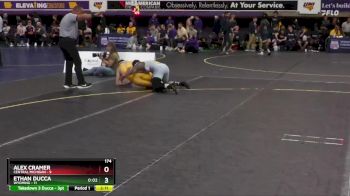 174 lbs Semis & 3rd Wb (16 Team) - Ethan Ducca, Wyoming vs Alex Cramer, Central Michigan