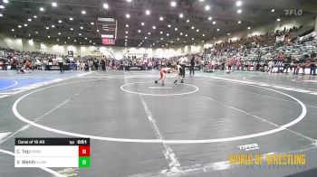 55 lbs Consi Of 16 #2 - Chase Tep, Red Star Wrestling Academy vs Vincent Welsh, Klamath Basin Warriors