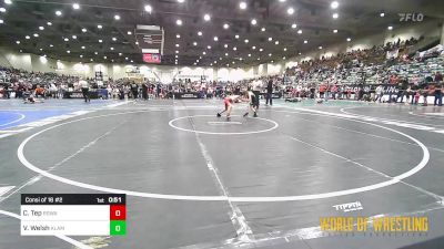 55 lbs Consi Of 16 #2 - Chase Tep, Red Star Wrestling Academy vs Vincent Welsh, Klamath Basin Warriors