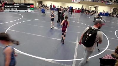 Girls K-8 - 92 Brooklyn Poncelet, Chatfield-Girls vs Kaylee Bollin, Blaine-Girls