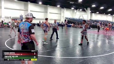 138 lbs Round 2 (6 Team) - Evan Smith, Indiana Smackdown Gold vs Trevor Miller, Team STL Red