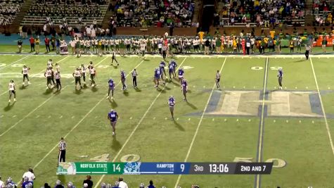 Replay: Norfolk State vs Hampton | Sep 9 @ 7 PM