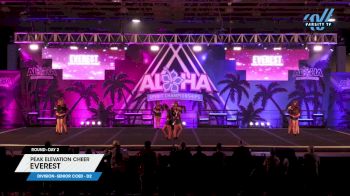 Peak Elevation Cheer - Everest [2025 L3 Senior Coed - D2 Day 2] 2025 Aloha Grand Nationals