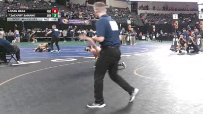120 lbs Round Of 32 - Logan Hara, Folsom (SJ) vs Zachary Samano, Chino (SS)