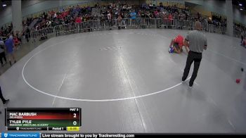 157 lbs Cons. Round 2 - Mac Barbush, Oklahoma vs Tyler Pyle, Ironhawk Wrestling Academy