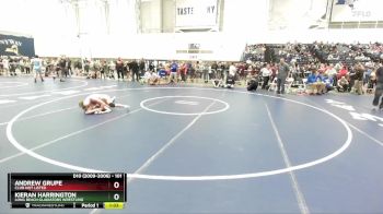 101 lbs Champ. Round 1 - Kieran Harrington, Long Beach Gladiators Wrestling vs Andrew Grupe, Club Not Listed