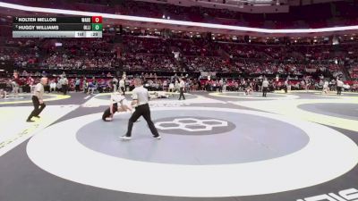 144 lbs Cons. Semis - Kolten Mellon, Wadsworth vs Huggy Williams, Olen. Liberty