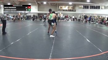 184 lbs Cons. Round 2 - Wills Bronson, John Carroll University vs Landon Ristoff, Salem University