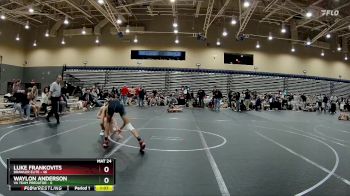 115 lbs Round 2 (4 Team) - Waylon Anderson, VA Team Predator vs Luke Frankovits, Brawler Elite