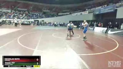 6A-145 lbs Cons. Round 5 - Tagge Fry, Grants Pass vs Nicholas Roth, Barlow