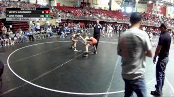 95 lbs Champ. Round 2 - Jaydyn Schommer, Nebraska Boyz vs Liam Horse, Cozad Wrestling Club