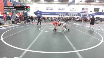 132 lbs Cons. Round 4 - Alberto Flores, Eleanor Roosevelt vs Caleb Cortez, Ayala