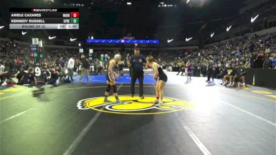 120 lbs Round Of 32 - Ariele Cazares, Warren (SS) vs Kennedy Russell, UPrep (NS)