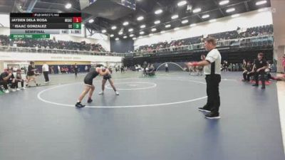 149 lbs Semifinal - Isaac Gonzalez, Cerritos College vs Jayden Dela Rosa, Mt. San Antonio College