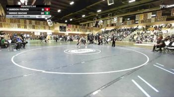 165 lbs Cons. Round 7 - Sergio Macias, Sahuarita vs Jamison French, Del Oro