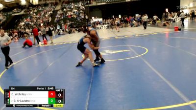 174 lbs Cons. Round 3 - Brayan Arevalo-Lozano, Iowa Western Community College vs Christopher Wohrley, Northeast Oklahoma