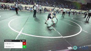 70 lbs Round Of 16 - Bailer Herren, Pawnee Peewee Wrestling vs Tucker Bryson, Division Bell Wrestling