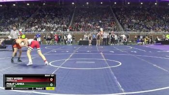 D2-165 lbs Quarterfinal - Philip Lamka, Fenton HS vs Trey Myers, Fremont HS