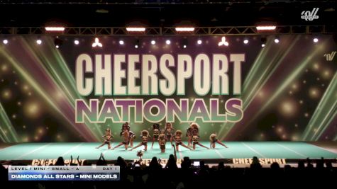 Diamonds All Stars - Mini Models [2026 L1 Mini - Small - A Day 1] 2026 CHEERSPORT National All Star Cheerleading Championship