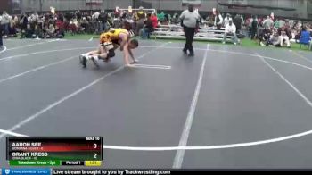 152 lbs Round 2 (4 Team) - Grant Kress, Iowa Black vs Aaron See, Montana Silver