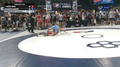 132 lbs Cons. Rd Of 32 - Avery Rios, Oklahoma vs Graeson Harris, Pennsylvania