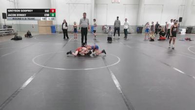 48 lbs Round 6 (8 Team) - Jacob Street, CTWHALE Blue vs Greyson Godfrey, 84 Athletes