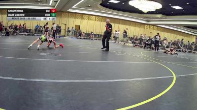 65 lbs Round Of 32 - Ayson Ruiz, Victory Wrestling-Central WA vs Liam Valdez, Stout Wr Ac