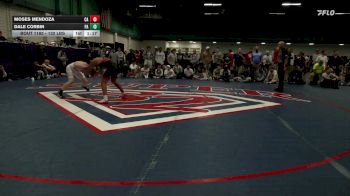 132 lbs Semifinal - Moses Mendoza, CA vs Dale Corbin, PA