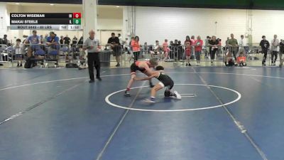 80 lbs Round Of 16 - Colton Wiseman, IN vs Makai Steele, IL