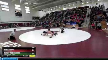 197 lbs Quarterfinal - Porter Fox, Western Colo. vs Perry Rodenbeck, Colo. Sch. Of Mines