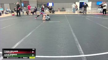 110 lbs Round 2 (10 Team) - Tyson Williams, Machine Shed vs Lucas Barrios, Team Shutt