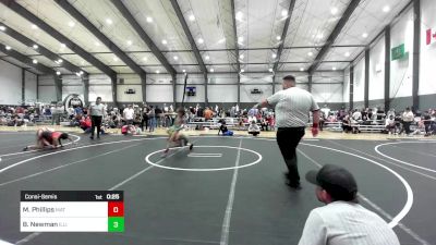 73 lbs Consolation - Myryn Phillips, Mat Rats Rebooted vs Bentley Newman, Illinois Valley YW
