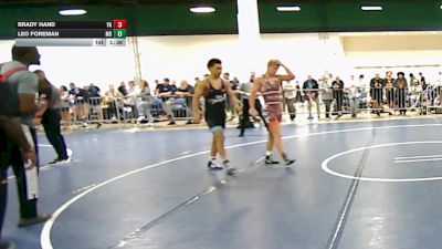 150 lbs Round Of 64 - Brady Hand, VA vs Leo Foreman, MD