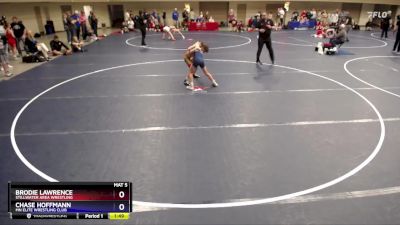 97 lbs 3rd Place Match - Brodie Lawrence, Stillwater Area Wrestling vs Chase Hoffmann, MN Elite Wrestling Club